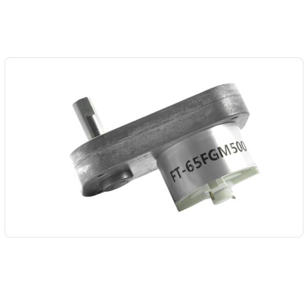 FT-65FGM500 Slow Speed 12V DC Motor 1-200rpm High Torque DC Gear Motor For Valve