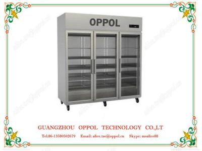 OP-503 Glass Door Kitchen Fridge Customized Volt Refrigerators Kitchen Freezer