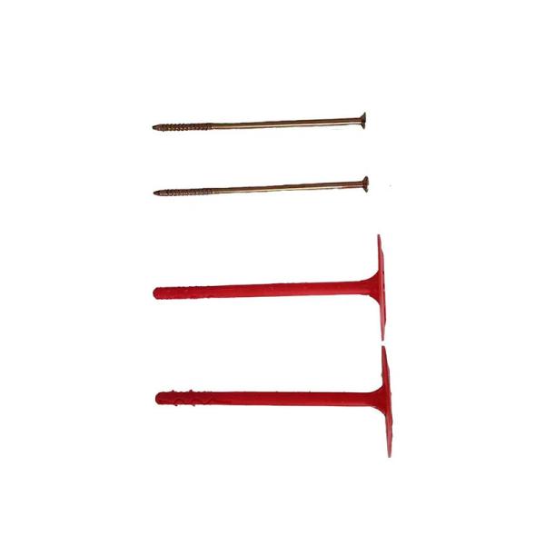 Corrosion Resistant Plastic Insulation Nails For Foam Board Insulation Hammer In Nail