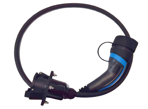 Type 2 To Type 1 0.5m EV Charging Cable Adapter TUV IP55 waterproof grade