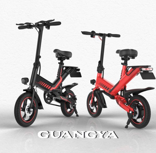 48V Lithium Battery Foldable Electric Bike Equipped With HD Liquid Crystal Instrument