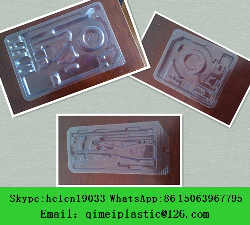 UV Coating Medical Grade PETG Packaging Non-sticky Cleanroom Tray