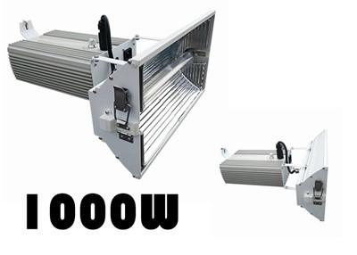 MH 1000 Watt HID Grow Light 6 Phase Dimming Glass Reflector With Easy Mounting Hanger