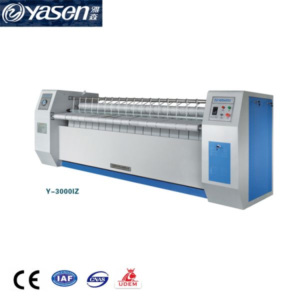 Equipo de lavandería comercial Máquina automática de planchar y plegar mangles para hoteles