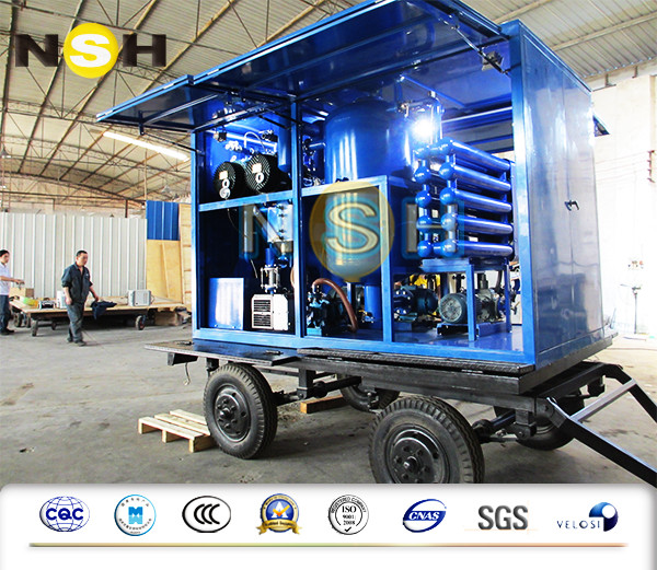 Portable High-Vacuum Insulating Oil Purifier Machine Dielectric Transformer Fluid Treatment System