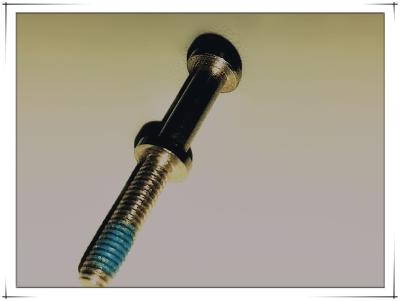 Special Stainless steel double head bolts with nylok for elctronics