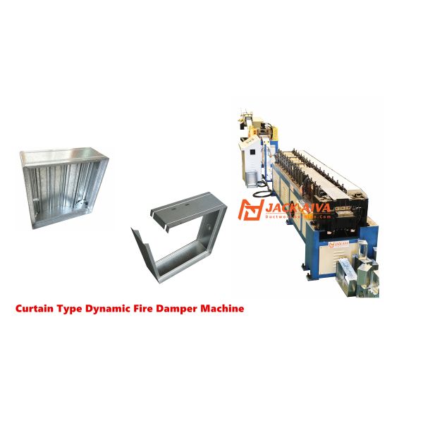 Curtain Fire Damper Machine | Curtain Type Fire Damper Production