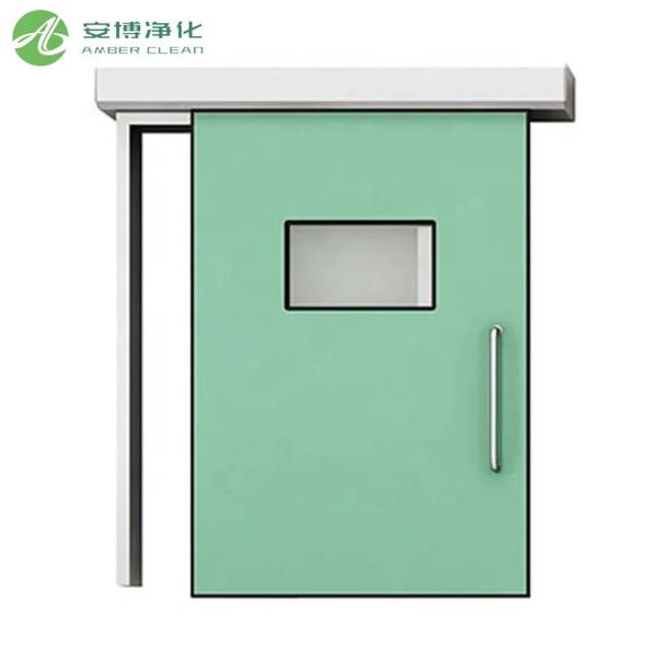 Radar Sensor Hospital Hermetically Sealed Sliding Door With Glass Window