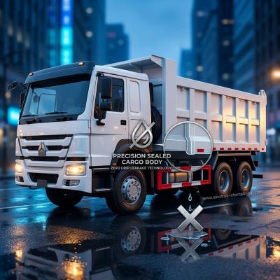 Modern Back Loader Garbage Truck 20 CBM 6X4 ZZ1257M4341W Garbage Bin Trucks