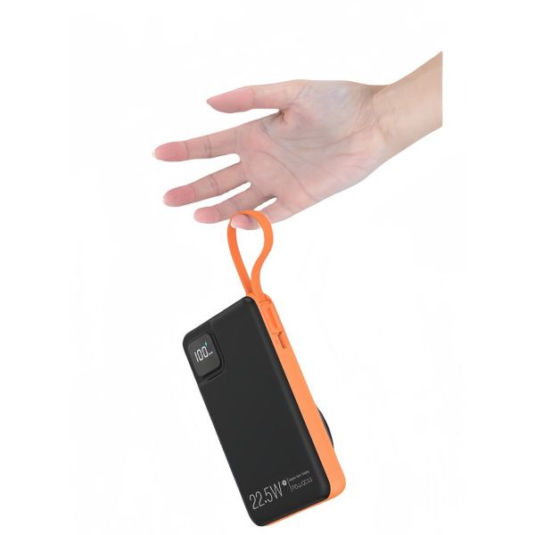 Large Capacity Portable Power Bank 10000mAh Stylish Power Bank With Data Display