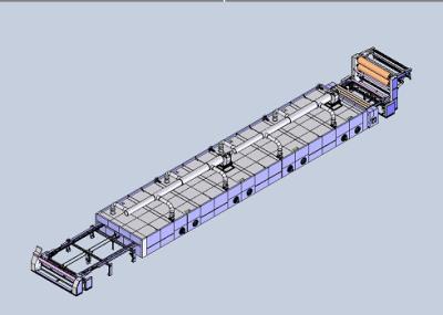 Plaiting / Batching Exit Stenter Machine Textile With Finishing Padder