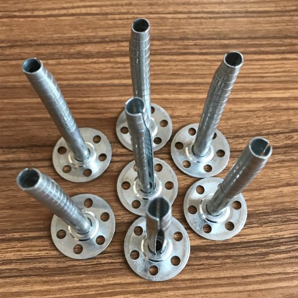 Анкер изоляции шерстей утеса гальванизированный стальной прикалывает основание диска трубки 35мм 8мм