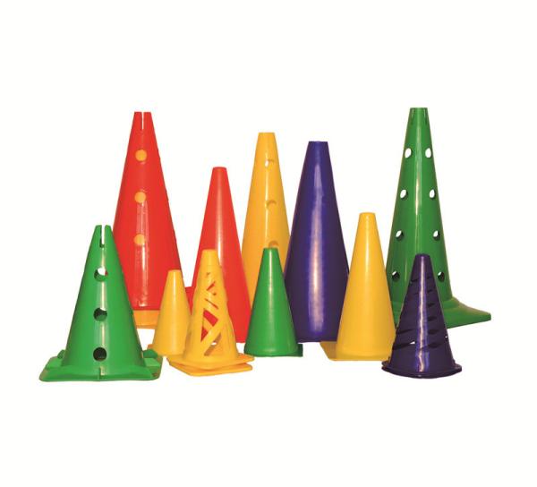 Exercícios ao ar livre Futebol de plástico Futebol cones Treinamento Agilidade Futebol disco Cone