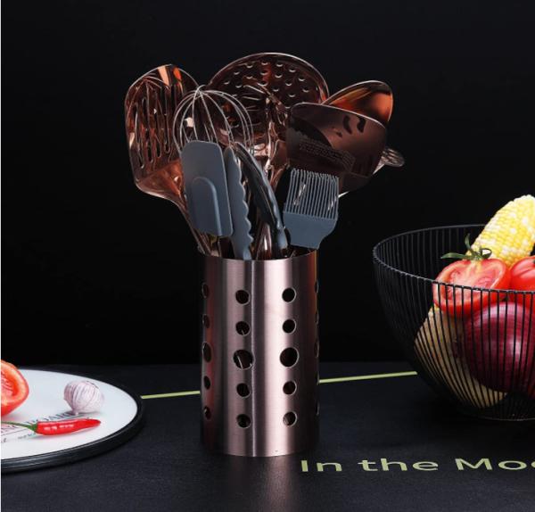 Rosegold Stainless Steel Kitchen Tool Set Phthalatefree Cadmiumfree