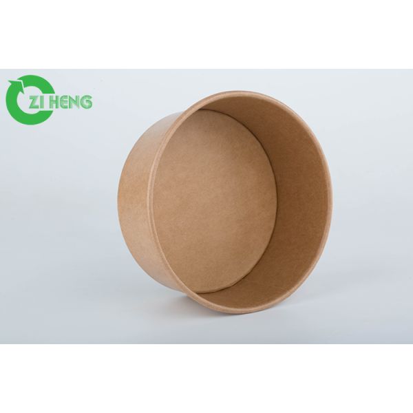 Biodegradable шары бумаги 32oz Kraft принимают отсутствующий прочный пищевой контейнер для салата