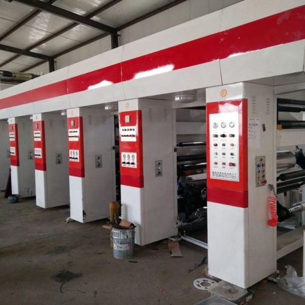 Cor automática de alta velocidade da máquina de impressão da rotogravura de BOPP multi