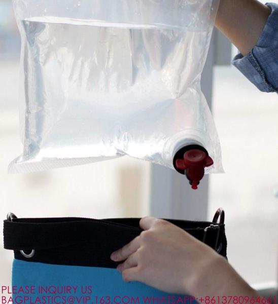 Wine Bag-In-Box Kits Eco-Friendly Juice Bottle Alternative Store Pouch, Coffee, Cocktail