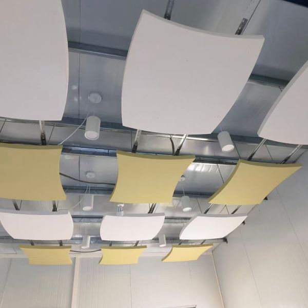 Fireproof Fiberglass Acoustic Ceiling Panels For Home Decor