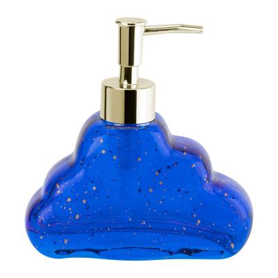 Cloud Shape Glass Liquid Hand Soap Dispenser Blue Commercial Hand Soap Dispenser