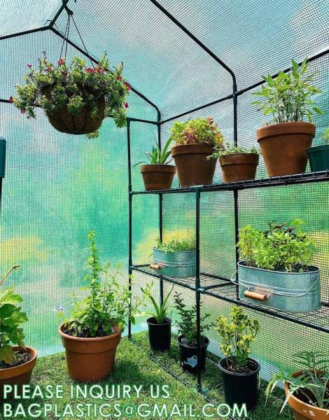Winter Mini Home Flower Plant Outdoor Sloping Top Waterproof Backyard Walking Plastic Garden Greenhouse Walk In