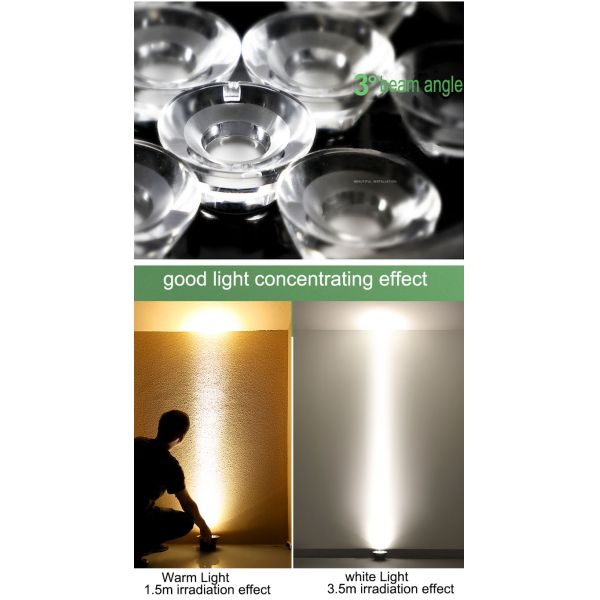 LED light embedded underground light outdoor waterproof multicolor spot light outdoor square villa pillar lights