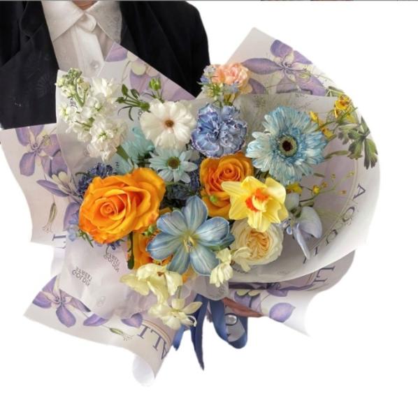 Handcrafted National Flower Art Paper for Gift Wrapping 10 Pieces 38*53cm Shipping Time 30-45 Days Waterproof and Niche