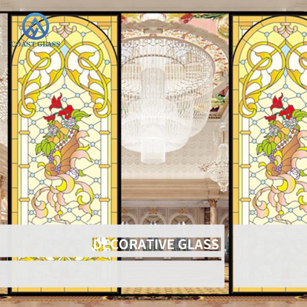 Colorful Stained Glass Decorative Glass Panels Exterior Wall Roof Church Decoration