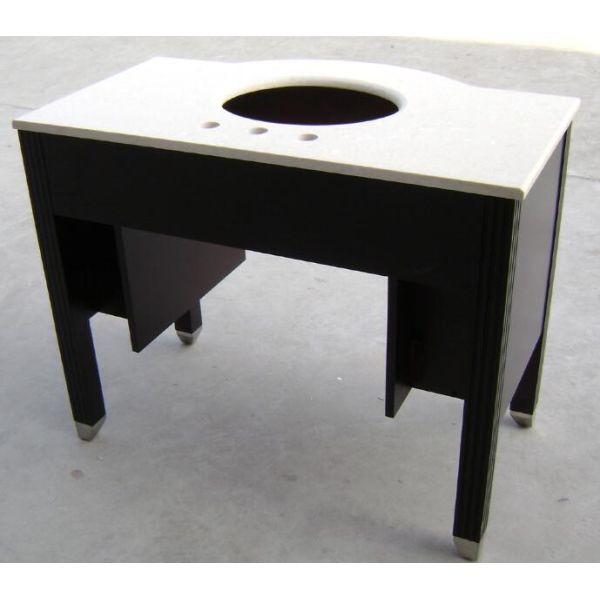 Wooden Freestanding Vanity Cabinet , Wooden Vanity Units For Bathrooms