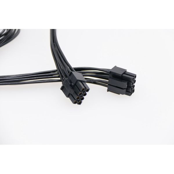 QingSea Power Supply Modular Cable Kit 24 Pin 8Pin 6Pin Length 610mm Black