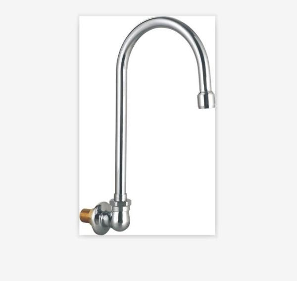 Wall Mounted 9808-P3 Single Lever Kitchen Faucet Match Foot Valve