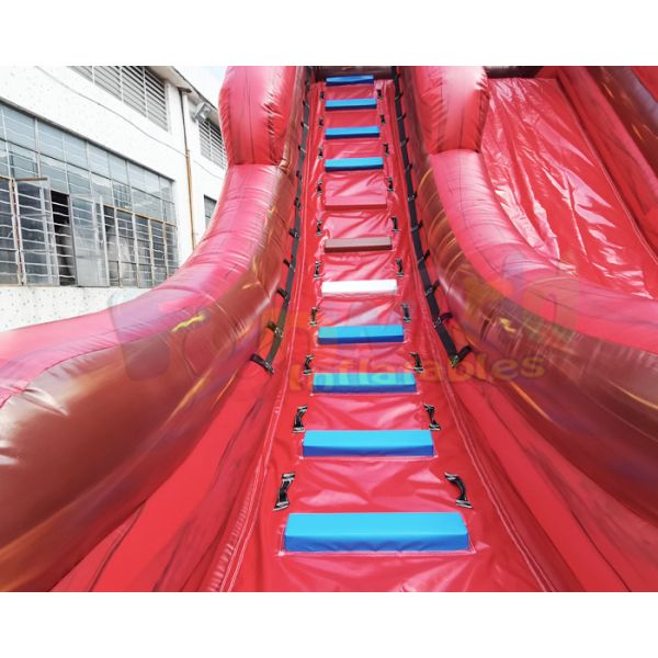 Red Bouncy Castle Bounce House Outdoor Inflatable Water Slides Multi Color