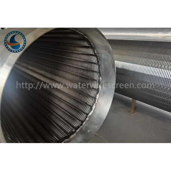 Stainless Steel Od168mm Wedge Wire Screen Pipe With 1.0mm Slot