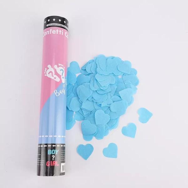30cm Pink confetti cannons for sale, gender reveal confetti cannon