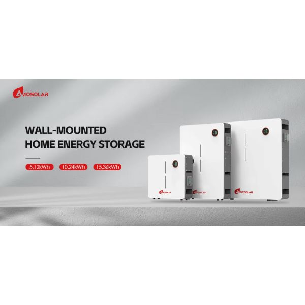 Amosolar Lifepo4 Batería 48V 51.2V 100Ah 200Ah 300Ah Baterías de litio Ciclo profundo