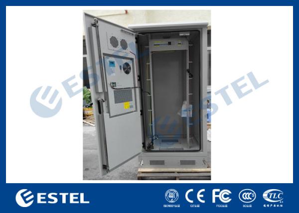 Waterproof Outdoor Telecom Cabinets , Outdoor Equipment Cabinet With Air Conditioner