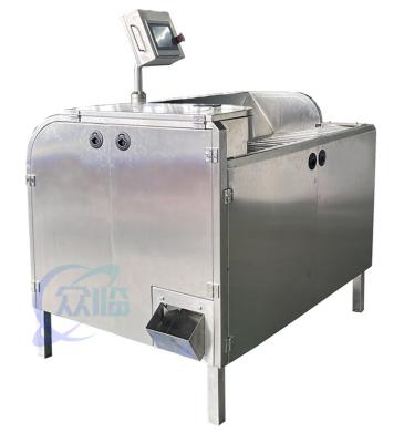 1.5KW Máquina prática de descascar camarão Material de aço inoxidável