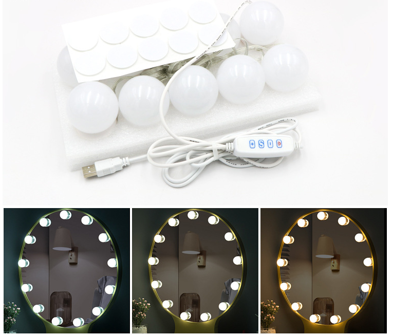 Света зеркала тщеты лампы пиксела СИД Dimmable косметические для таблицы шлихты