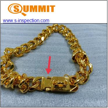 Gold Dog Collars Product Quality Inspection , 128-218USD Manufacturing Inspection