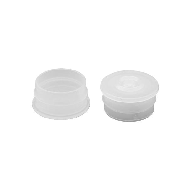 Round Transparent PE 18.8mm Plastic Bottle Plug For Makeup Remover Bottle