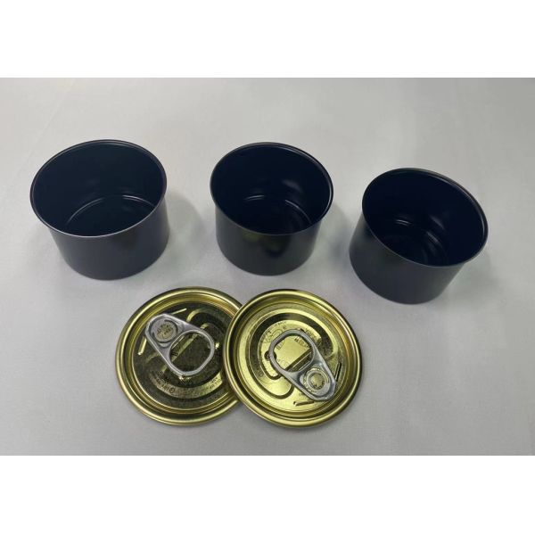 Boîte vide en fer blanc pour nourriture pour chiens, nourriture pour chats ou autres animaux