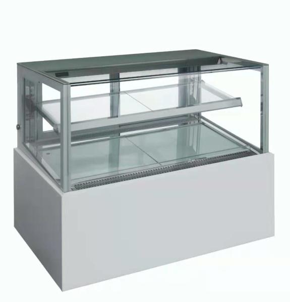 Back Sliding Door Bakery Glass Showcase , 1.2M Macaron Sandwich Display Refrigerator