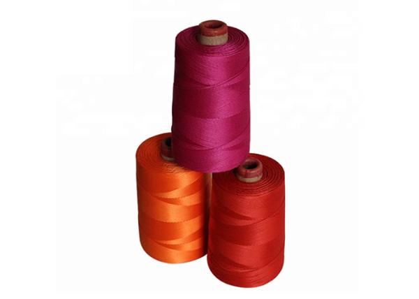 Colorful Bonded Synthetic Sewing Thread High Waterproof Property