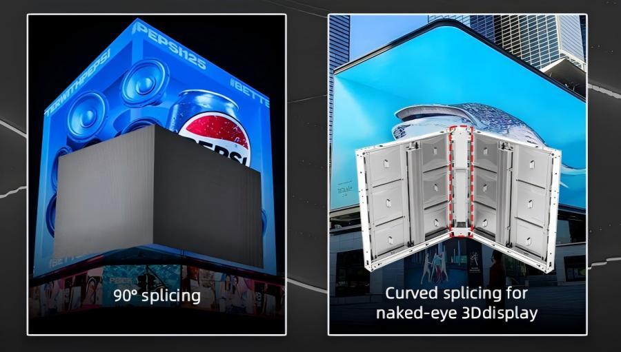 Front Service Aluminum LED Display/outdoor led screen