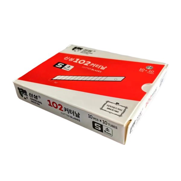 9mm Snap Off Box Cutter safety utility knife retractable blade SK2 High Carbon Steel 60 Degrees Angle