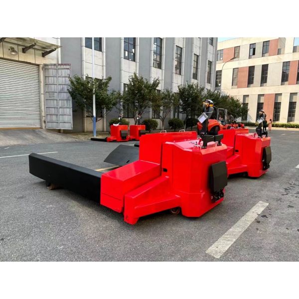 Cargador eléctrico pesado para transportar carga de cable 12000 KG Batería de litio 51.2V400AH