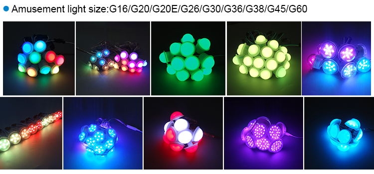 Регулятор DMX 60mm 5050 пиксел Rgb приведенный цифров для тематического парка