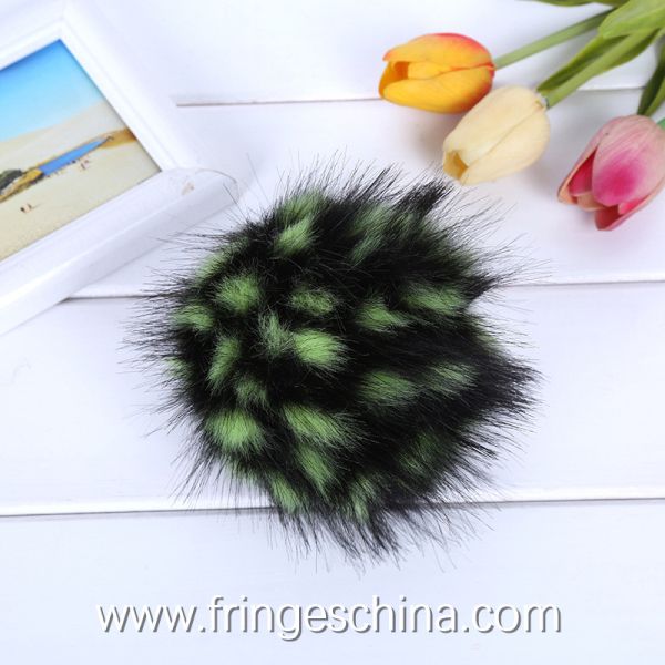Wholesale Colorful Fake Fur DIY Pom Pom Ball For Handbag Costume Keychain Decoration