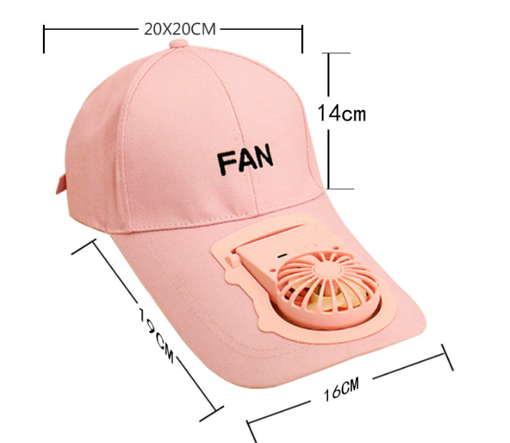 Wholesale Price Portable USB Charging Fan Hat Unisex Adjustable Summer Sports Baseball Hats UV Protect Visors Mini Cooler Fan