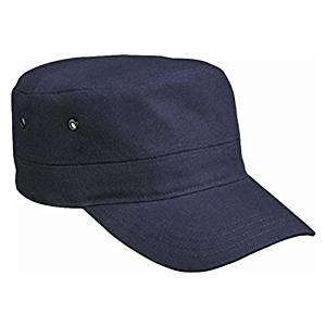 Uncle Sams Flat Top Military Hat ，Twill Olive BDU Patrol Cap With Embroidery 6 Lines Visor