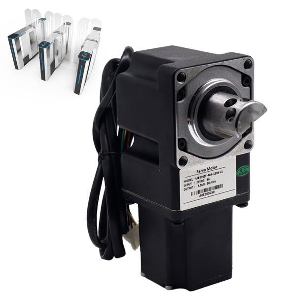 24V 40W 1800rpm Brushless Servo Motor for Turnstile Speed Gate Applications
